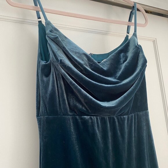 Revelry Velvet Bridesmaid Dress - Skye - Picture 3 of 4